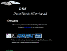 Tablet Screenshot of dtes.se